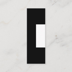 half white half black, half black half white loyalty card