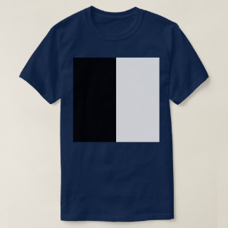 half white half black, half black half white T-Shirt