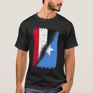 Half Yemen Half Somali Flag Yemeni Somalia Dual He T-Shirt
