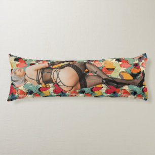 HalfAngel66 Hearts Corações da Deusa  Body Pillow