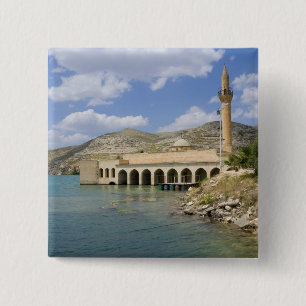 Halfeti Merkez Camii Central Mosque) partly 2 Inch Square Button