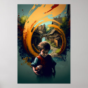 Halfling Adventurer Poster D&D Art 5