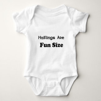 Halflings Are Fun Size Baby Bodysuit