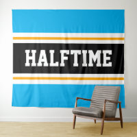 HALFTIME Athletic Bright Sky Blue Black Stripes