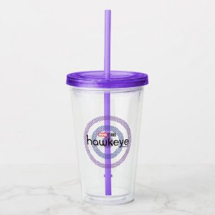 Halftone Bullseye Logo Acrylic Tumbler