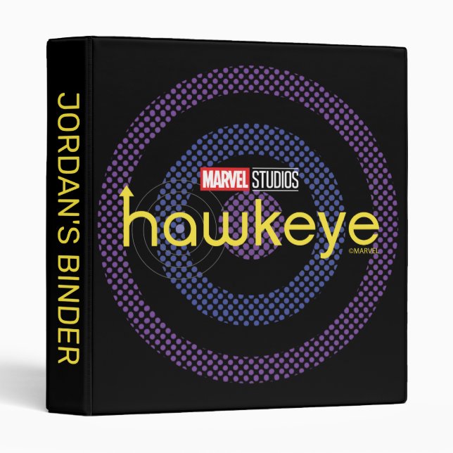 Halftone Bullseye Logo Binder (Front/Spine)