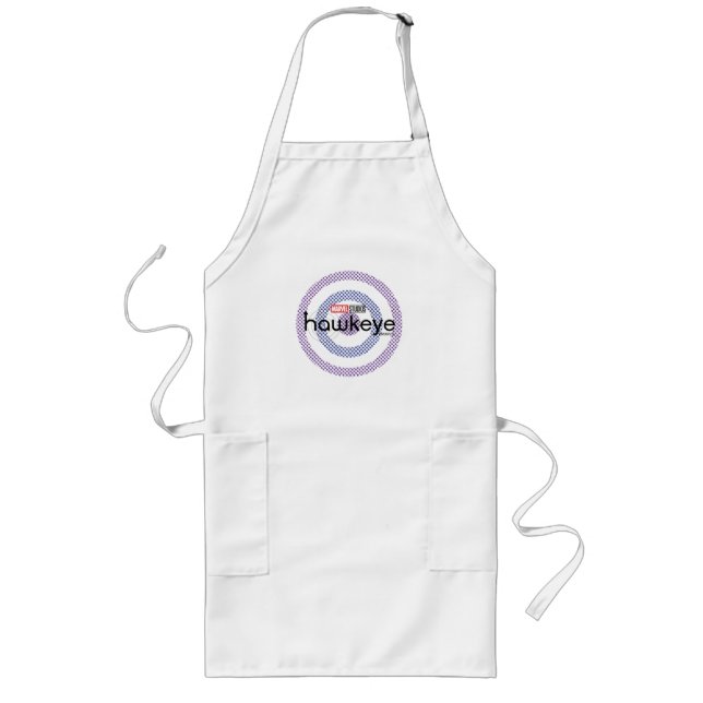 Halftone Bullseye Logo Long Apron (Front)
