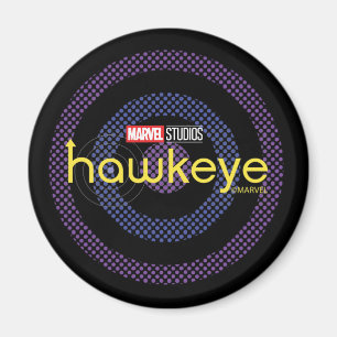 Halftone Bullseye Logo Magnet