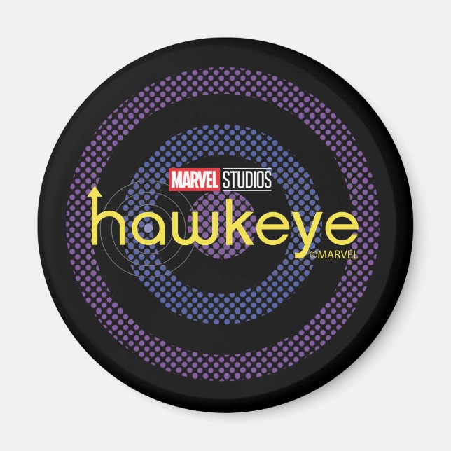 Halftone Bullseye Logo Magnet (Front)