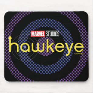 Halftone Bullseye Logo Mouse Pad