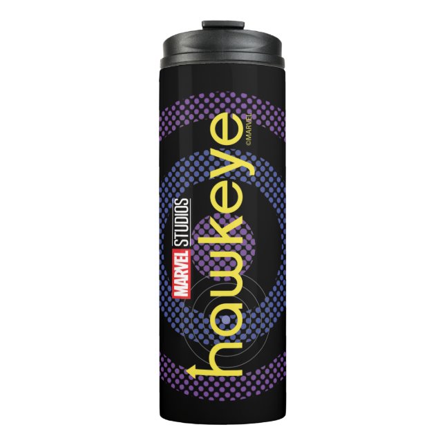 Halftone Bullseye Logo Thermal Tumbler (Front)