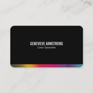 Halftone Colours Business Card