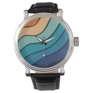 Halftone Cut Effect Watch