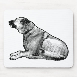 Halftone Focus Calm Mouse Pad