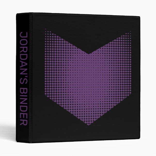 Halftone Hawkeye Symbol Binder (Front/Spine)