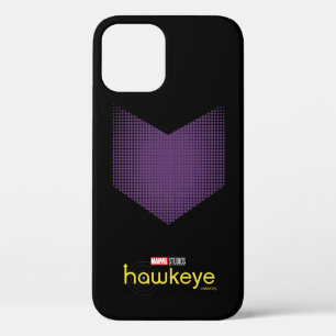 Halftone Hawkeye Symbol iPhone 12 Case