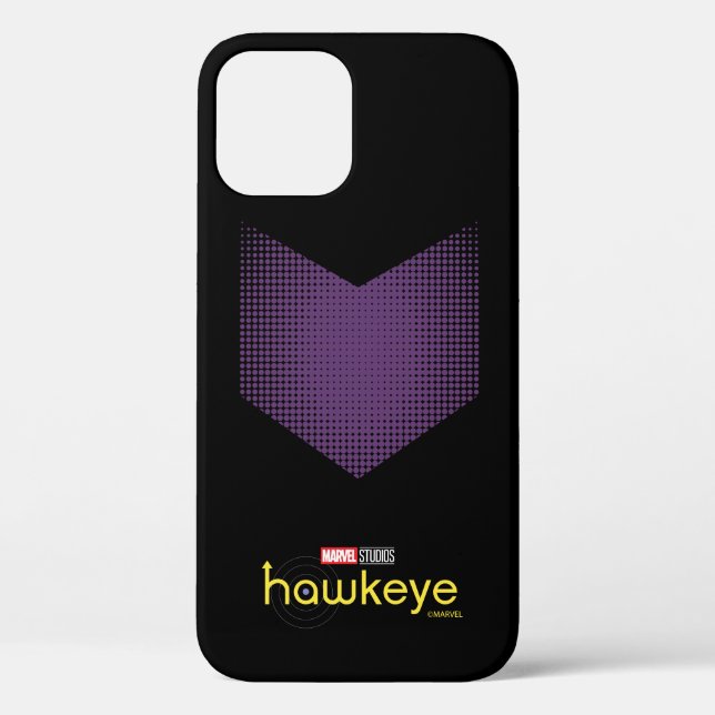Halftone Hawkeye Symbol Case-Mate iPhone Case (Back)