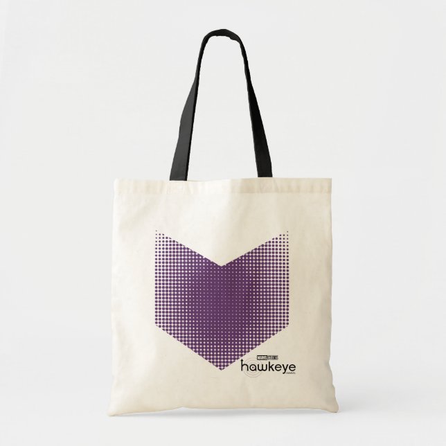 Halftone Hawkeye Symbol Tote Bag (Front)