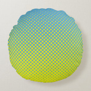 Halftone illustrationpop, art, pattern, comic, gra round pillow