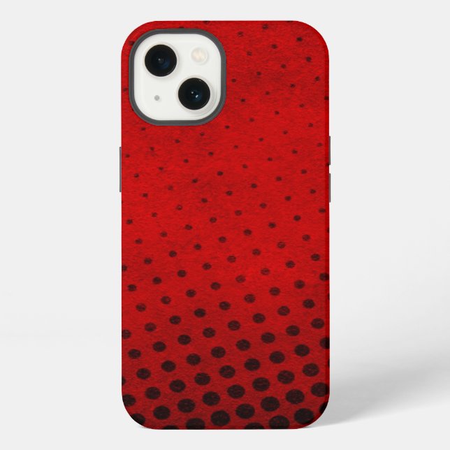 Halftone pattern background iPhone case (Back)