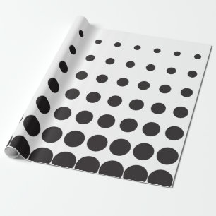 Halftone pattern dot modern retro wrapping paper