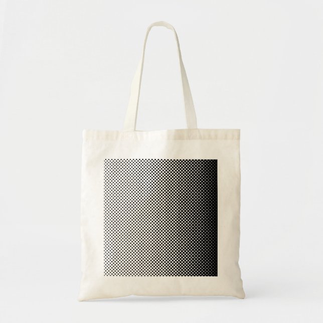 Halftone Pattern Gradient Tote Bag (Front)