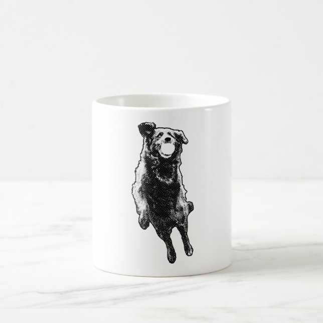 Halftone sky arc coffee mug (Center)