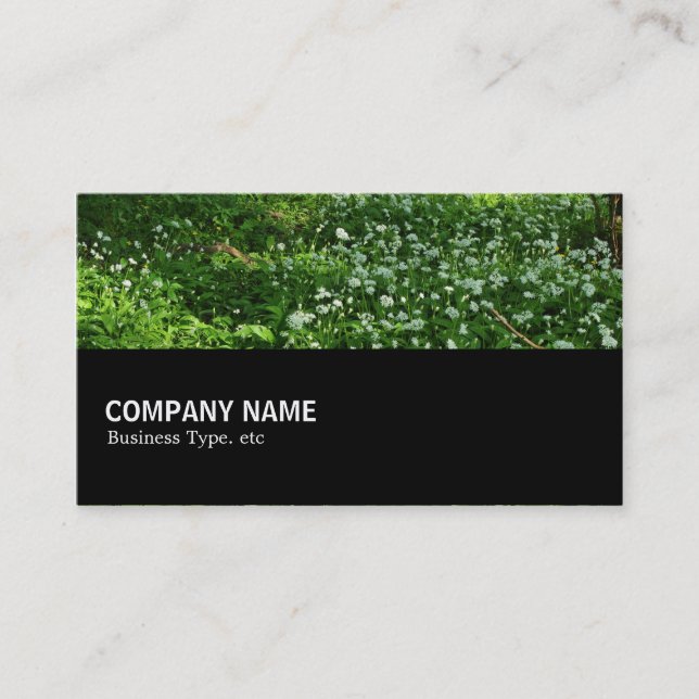 Halfway 0143 - Woodland Flowers Business Card (Front)
