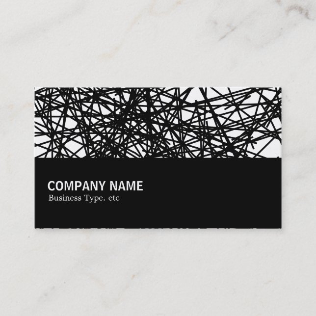 Halfway 048 - Random Lines Business Card (Front)