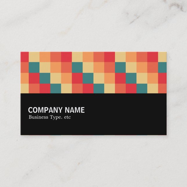 Halfway - Colour Squares 017 Business Card (Front)