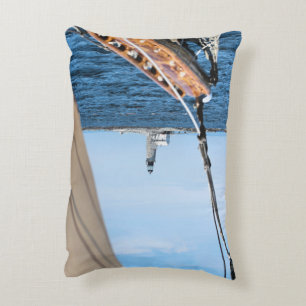 Halfway Rock Lighthouse, Maine Accent Pillow