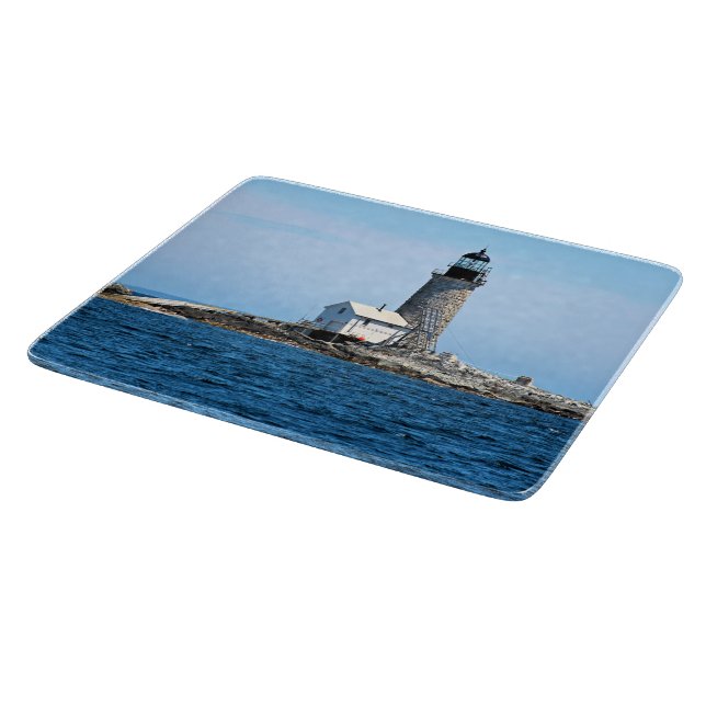 Halfway Rock Lighthouse, Maine Cutting Board (Corner)