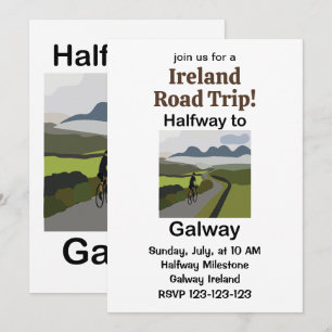 Halfway To Galway Ireland Road Trip Travel Invitation