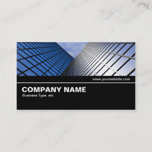 Halfway V2 031 - Reflective Office Block Business Card