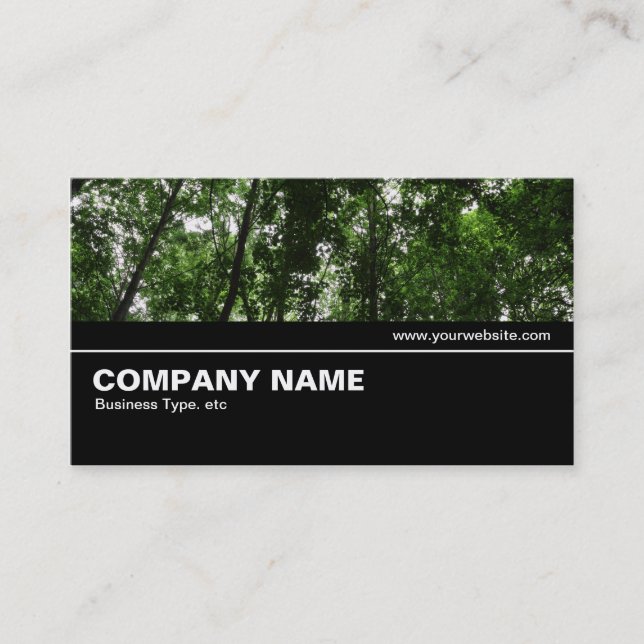 Halfway v2 03 - Woodland Business Card (Front)