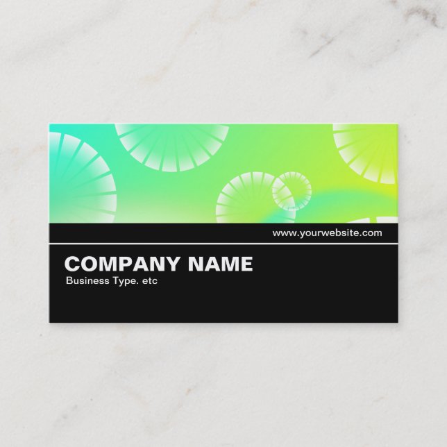 Halfway V2 - Abstract 01 Business Card (Front)