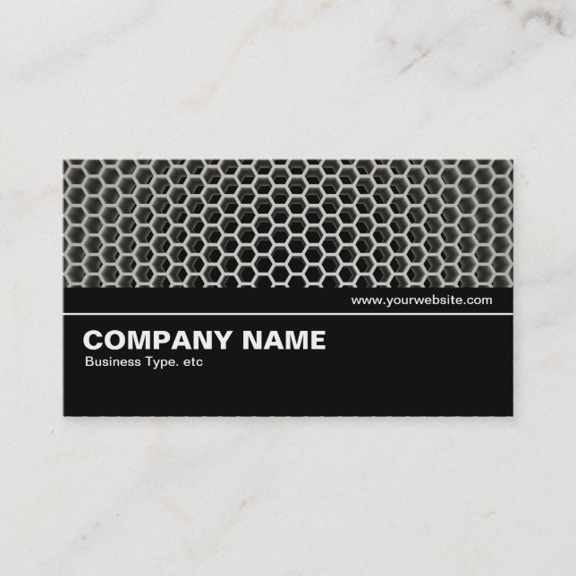 Halfway V2 - Honeycomb Warm Business Card (Front)