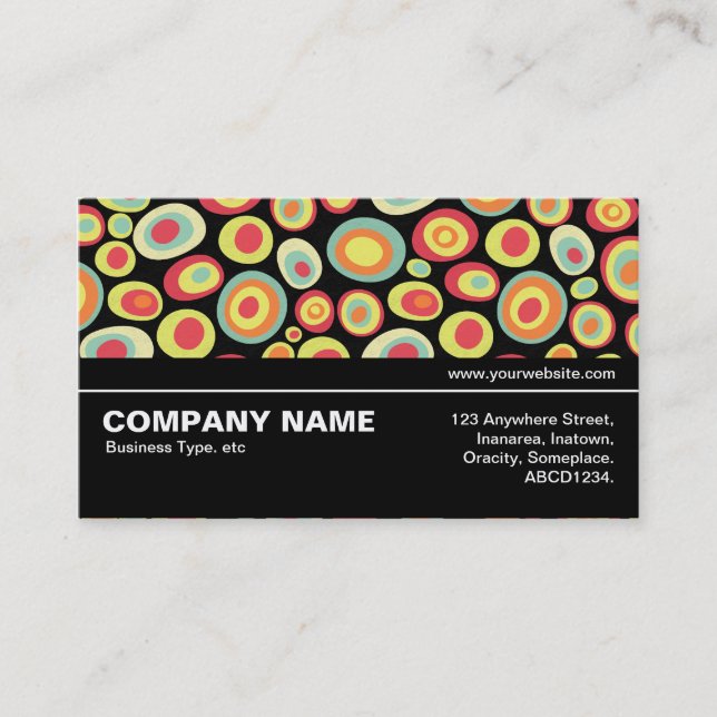 Halfway V3 012 - Abstract 220213 Business Card (Front)