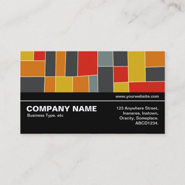 Halfway V3 014 - Abstract 240413 Business Card (Front)