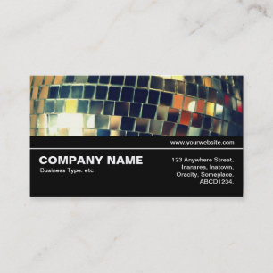 Halfway V3 07 - Mirror Ball Business Card