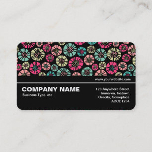Halfway V3 - Abstract Flowers 031023 Business Card