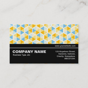 Halfway V3 - Hexagon Pattern 03 Business Card