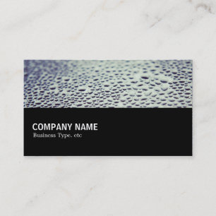 Halfway - Water Droplets on Glass 01 Business Card