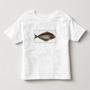 Halibut (Pleuronectes Hippoglossus) plate XLVII fr Toddler T-shirt