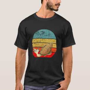 Halibut Retro Vintage Halibut Fishing Halibut Fish T-Shirt