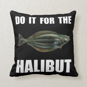 Halibut Throw Pillow