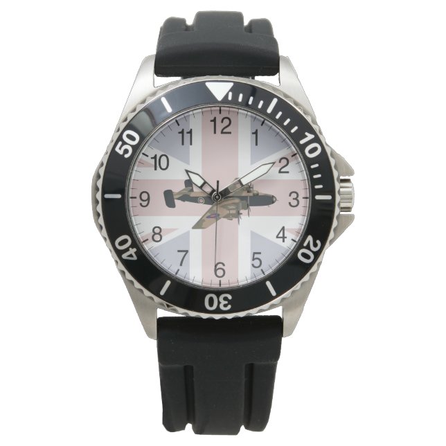 Halifax British WW2 Airplane Watch (Front)