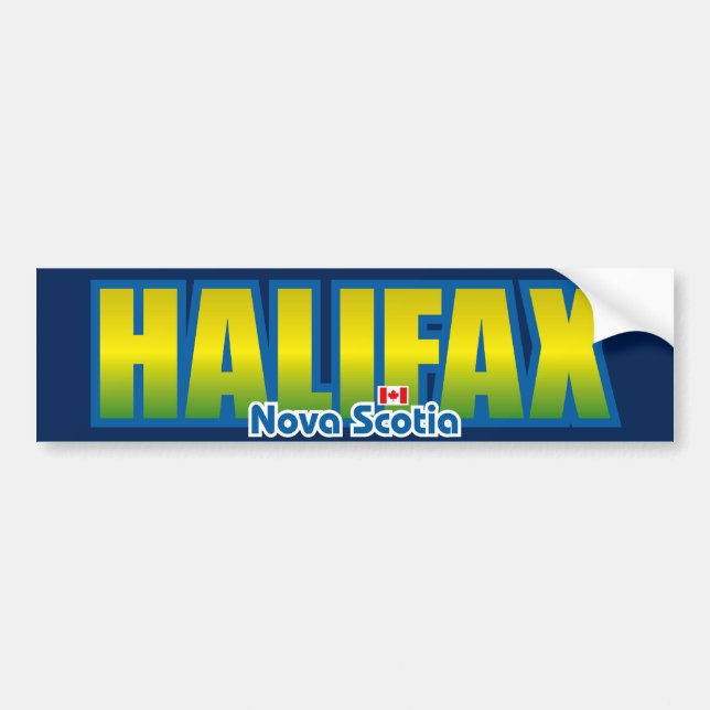 Halifax Bumper Bumper Sticker (Front)