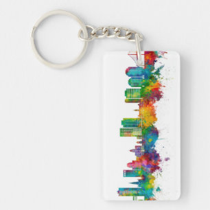 Halifax Canada Skyline Keychain