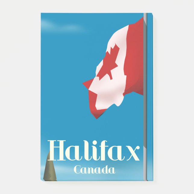 Halifax Canada Travel poster Post-it Notes (Front)
